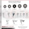 Service Caster 4 Inch Phenolic Wheel Swivel 10mm Threaded Stem Caster SCC-TS20S414-PHR-M1015 - alternate 1
